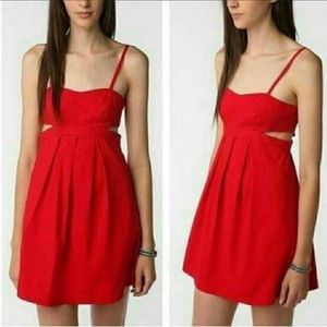 Sparkle & Fade Red Mini Dress